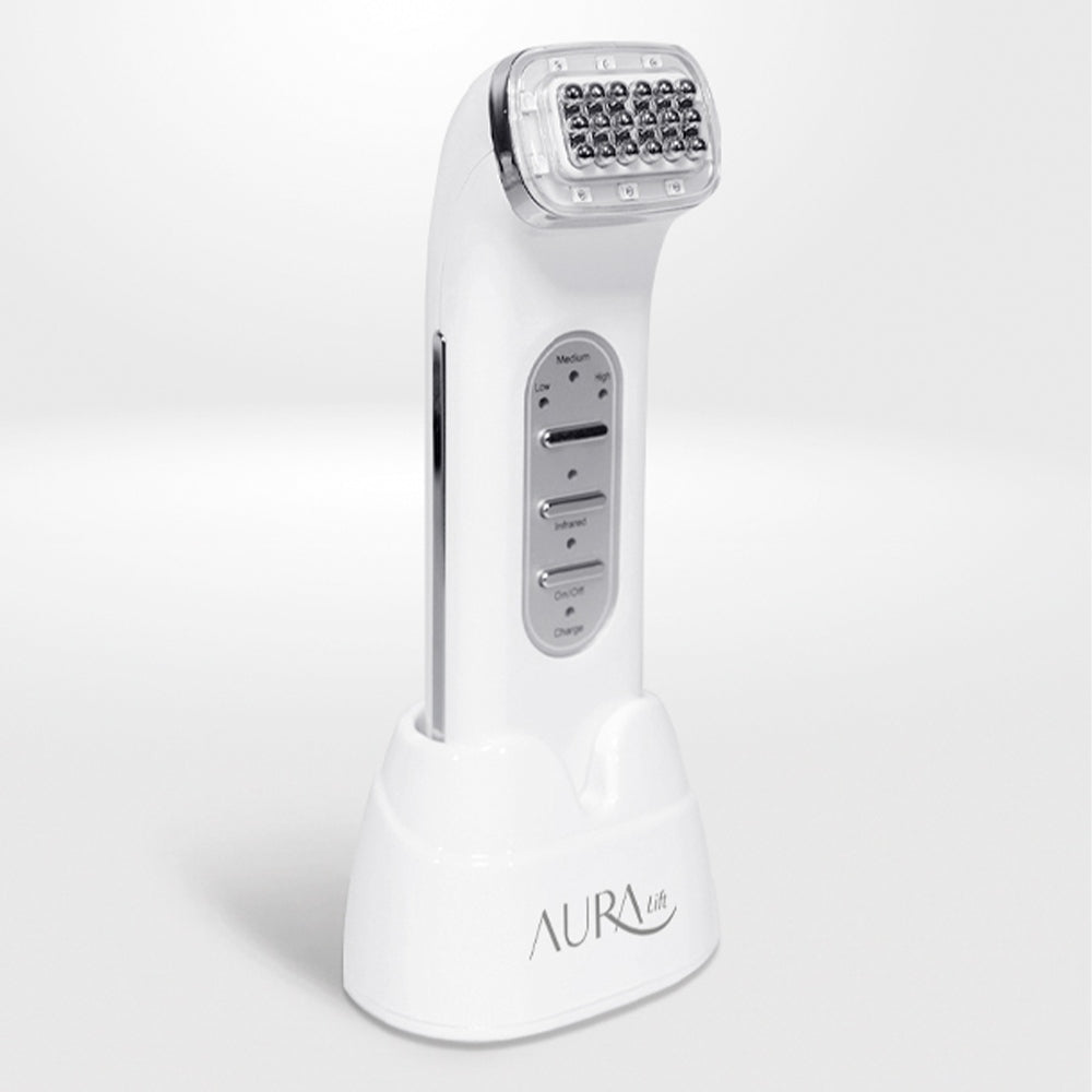 Close-up of Aura Lift Skin-Tightening Device